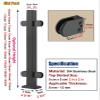 Heavy-Duty Floor-Mounted Glass Railing Post System view 3