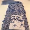 ZXFLOOR 5 Yards Diamond 3D Flower Tube Bubble Embroidered Sequin Fabric view 2