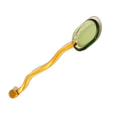 Glass Stir Spoon, 16 cm, Heat-Resistant