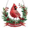 DOMROM Christmas Diamond Art Hanging Ornament view 1