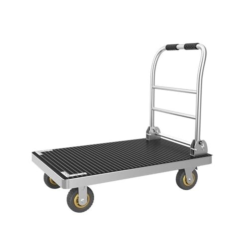 Heavy-Duty Steel Platform Cart, Foldable Hand Truck