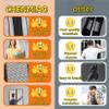 Magnetic Insect Screen Door Curtain, 116 x 226 cm, Black view 4