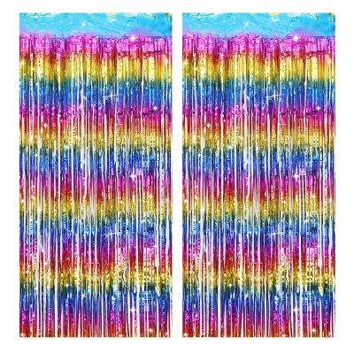 2 Pack Glitter Curtain for Parties