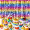 2 Pack Glitter Curtain for Parties view 3