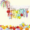 Fesnova Rainbow Balloon Garland Birthday Decoration Set view 1