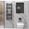 304 Stainless Steel Wall-Mounted Shower Niche, Gray, 1200 x 200 mm view 2