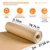 OFITURIA Natural Brown Kraft Paper 70 g/m² Roll view 2