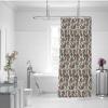OLLIAR Home Sugar Skull Rose Bathroom Shower Curtain Set, Gothic Floral Design, Washable Waterproof Fabric, 120 x 180 cm view 2