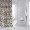 OLLIAR Home Sugar Skull Rose Bathroom Shower Curtain Set, Gothic Floral Design, Washable Waterproof Fabric, 120 x 180 cm view 3