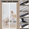 Magnetic Fly Screen Door 91 x 219 cm, White, No Drilling view 3