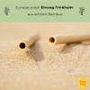 Sustainable Bamboo Drinking Straws - 10 Pack view 3