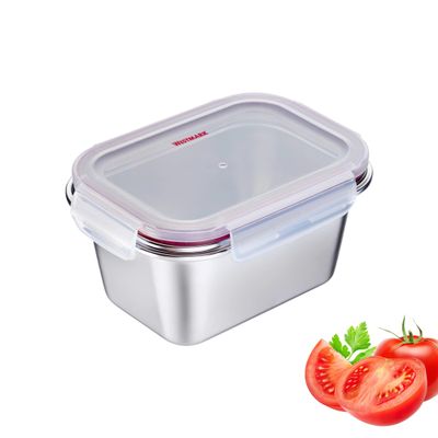 Westmark Stainless Steel Lunch Box, Leakproof, Microwave- & Oven-Safe, BPA-Free, 1,000 ml