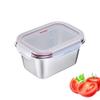 Westmark Stainless Steel Lunch Box, Leakproof, Microwave- & Oven-Safe, BPA-Free, 1,000 ml view 1
