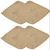 Hoowarm Outdoor Waterproof Sofa Seat Cushion Covers, 48 x 48 x 10 cm, 4-Pack view 1