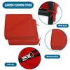 Hoowarm Outdoor Waterproof Sofa Seat Cushion Covers, 48 x 48 x 10 cm, 4-Pack view 4