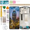 Gadget Troops (No Fingerprint) LCD Display Assembly for Vivo V23 5G V2130, V2303, Screen Replacement Kit, Black view 1