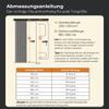 Arsvita Yellow Chenille Insect Screen Door Curtain, 100 x 220 cm view 3