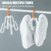 Teksome Foldable Drying Rack, Rotating Shoe Organizer view 2