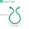 200 Plant Support Clips, Green Plastic Clips for Trellises and Cages view 2