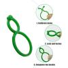 200 Plant Support Clips, Green Plastic Clips for Trellises and Cages view 3