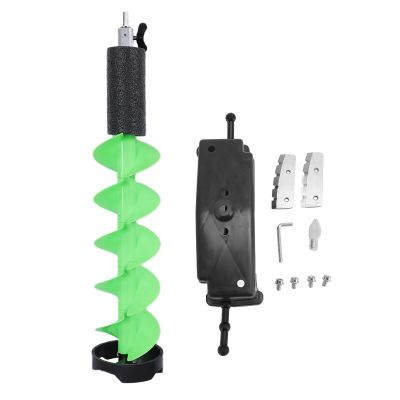 Nylon Ice Auger for Cordless Drills, 6-Inch Diameter, 29-Inch Length