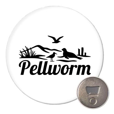Pellworm Beach Motif Magnet 59mm
