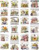 GLOBLELAND Spring 25 Sheets Colorful Window Stickers view 1