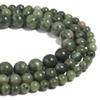 Natural Stone Beads 6mm Green Jade Polished Round Smooth Gemstone Beads for Jewelry Making view 1