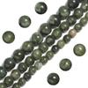 Natural Stone Beads 6mm Green Jade Polished Round Smooth Gemstone Beads for Jewelry Making view 2