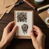 GLOBLELAND Vintage Steampunk Clear Stamps view 3