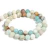 Natural Stone Beads Amazonite 6mm Polished Round Gemstone Beads for Jewelry Making 15 Inch view 3
