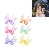 GKYQVE 20pcs Butterfly Appliqués with Rhinestones view 2