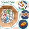 GLOBLELAND 4 Sheets A4 Halloween Embroidery Stickers view 3