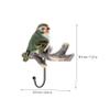 ULTECHNOVO Rustic Resin Bird Coat Hook for Home and Garden view 2