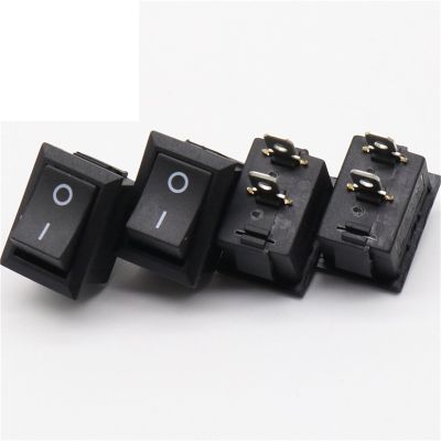 10-Pack 15 mm SPST 2-Pin ON/OFF G130 Boat Rocker Switches, 3A/250V