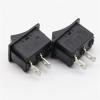10-Pack 15 mm SPST 2-Pin ON/OFF G130 Boat Rocker Switches, 3A/250V view 2