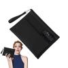 Locking Money Bag with Zipper, Double-Layer Waterproof Travel Pouch view 1