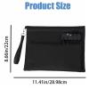 Locking Money Bag with Zipper, Double-Layer Waterproof Travel Pouch view 2
