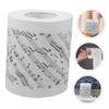 White Music Notes Toilet Paper, 1 Roll view 2