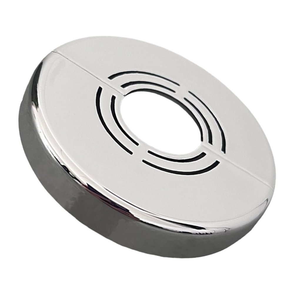 Adjustable Height Silver Shower Pipe Cover
