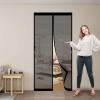 Magnetic Fly Screen Door for Balcony Doors, 130 x 227 cm, No Drilling, Black view 1