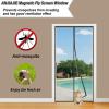 Magnetic Fly Screen Door for Balcony Doors, 130 x 227 cm, No Drilling, Black view 3