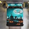 LLXXHH Halloween 3D-Printed Microfiber Duvet Cover Set, 3-Piece, Double, 200 x 200 cm view 2