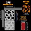 FINGERINSPIRE 2-Piece Layered Maple Leaf Stencil Set view 2