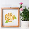 FINGERINSPIRE 6-Piece Rose Stencil Set with Brush 15x15cm view 4