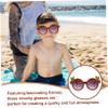 Beaupretty 2-Pair Coconut-Themed Hawaiian Party Sunglasses view 4