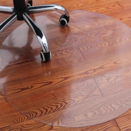 Transparent PVC Floor Protection Mat, Round, 115 cm, 1.5 mm