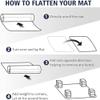 Transparent PVC Floor Protection Mat, Round, 115 cm, 1.5 mm view 4