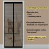Magnetic Fly Screen Door 166 x 203 cm, No Drilling, Black view 4