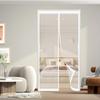 Magnetic Fly Screen Door 153 x 197 cm, No Drilling, Self-Closing, White view 1